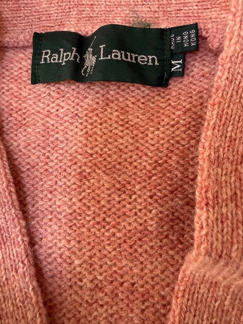 D16 Ralph Lauren ノルディック柄ニットベスト M