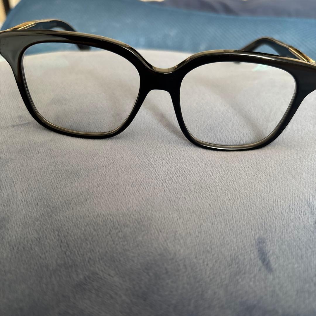 GUCCI GG0061S ブラックオーバル眼鏡