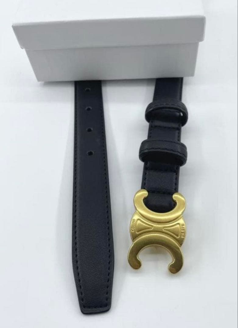 【美品/箱付き】 CELINEベルトトリオンフ！80