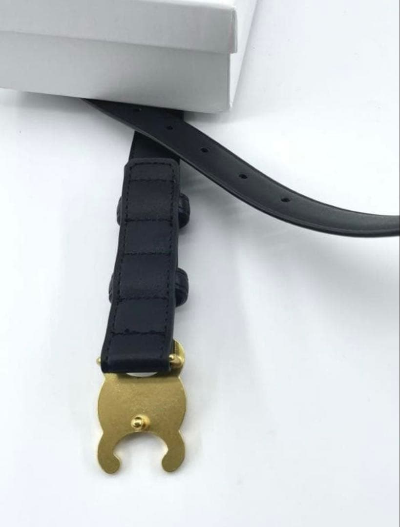 【美品/箱付き】 CELINEベルトトリオンフ！80