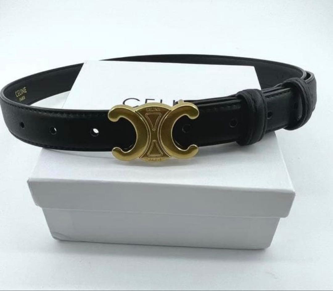 【美品/箱付き】 CELINEベルトトリオンフ！80