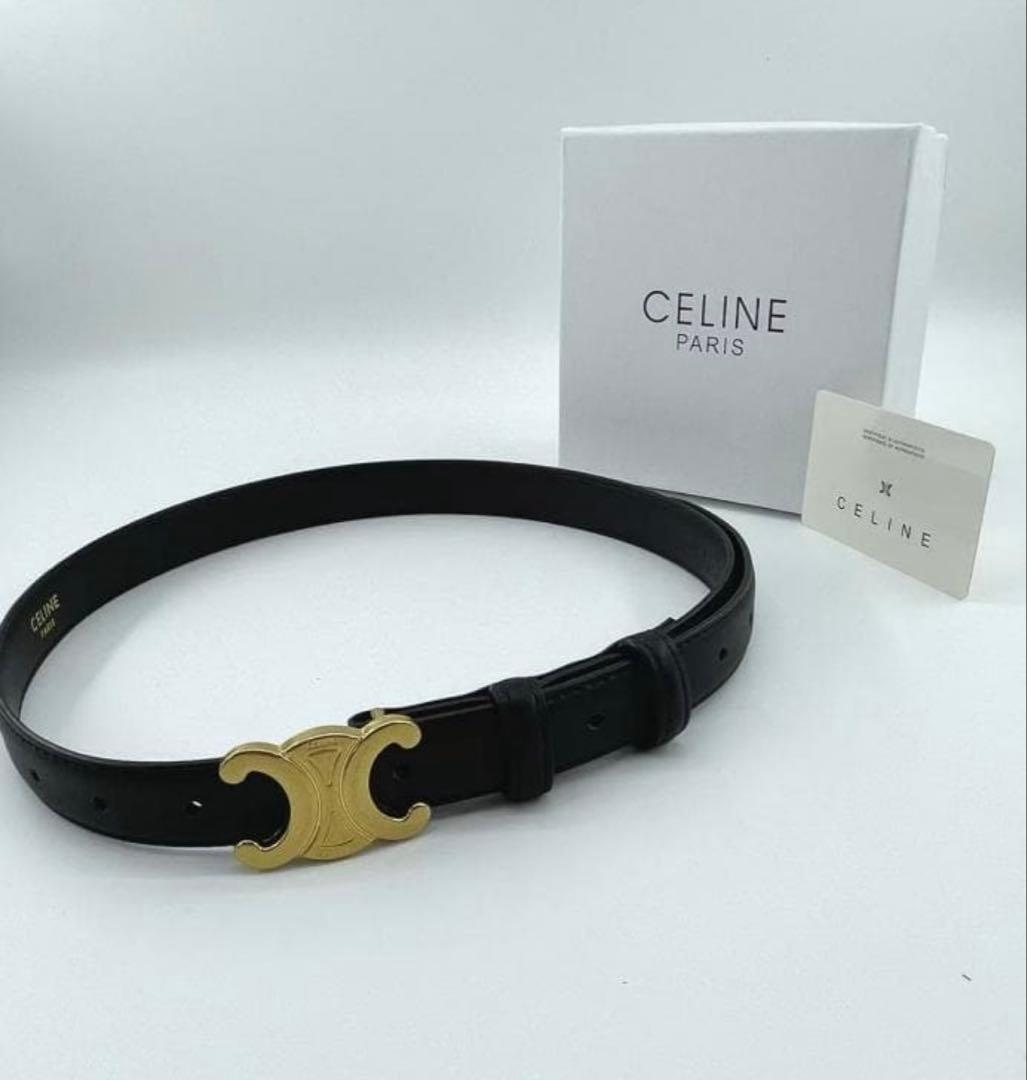 【美品/箱付き】 CELINEベルトトリオンフ！80
