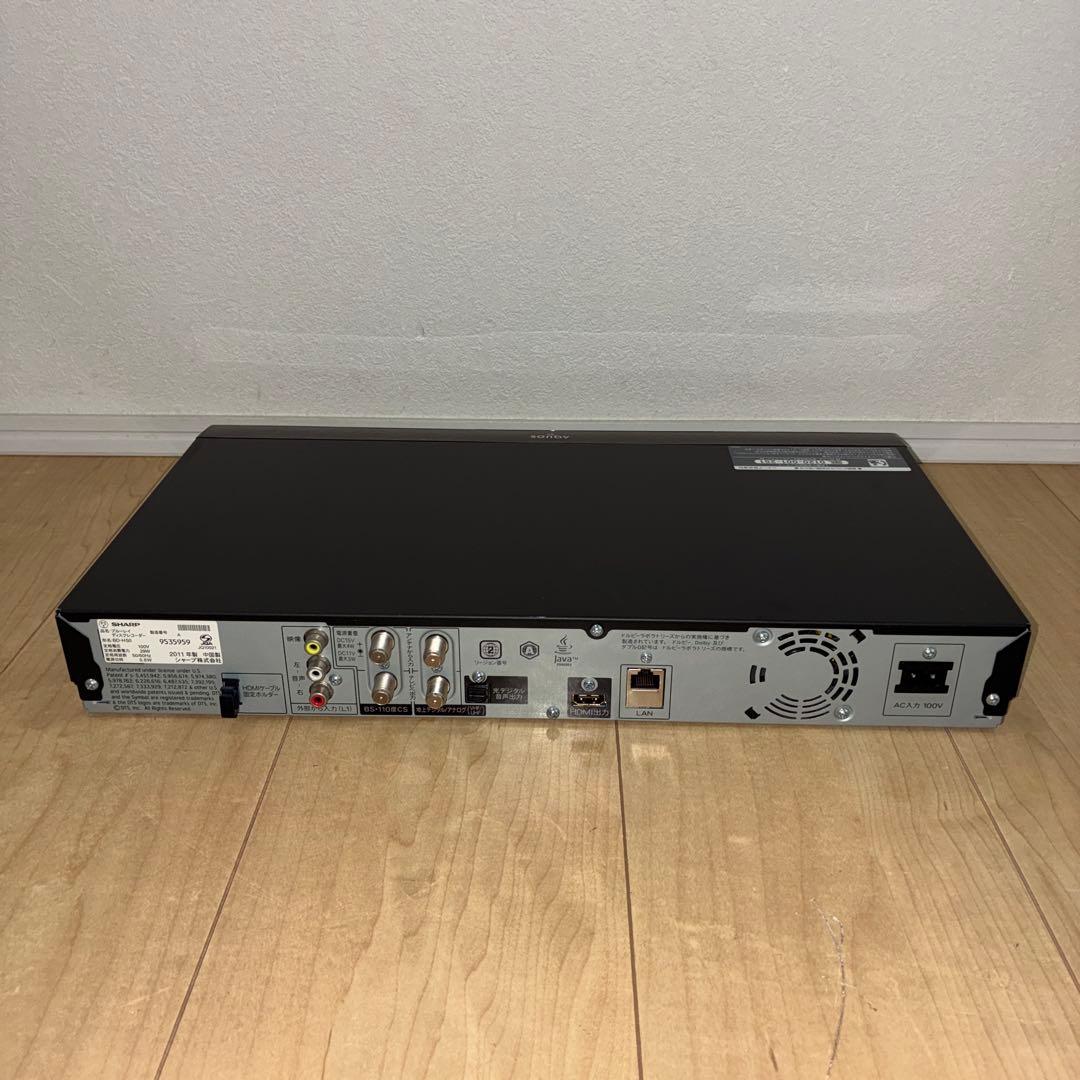 シャープ　ブルーレイレコーダー　BD-H50 動作ok