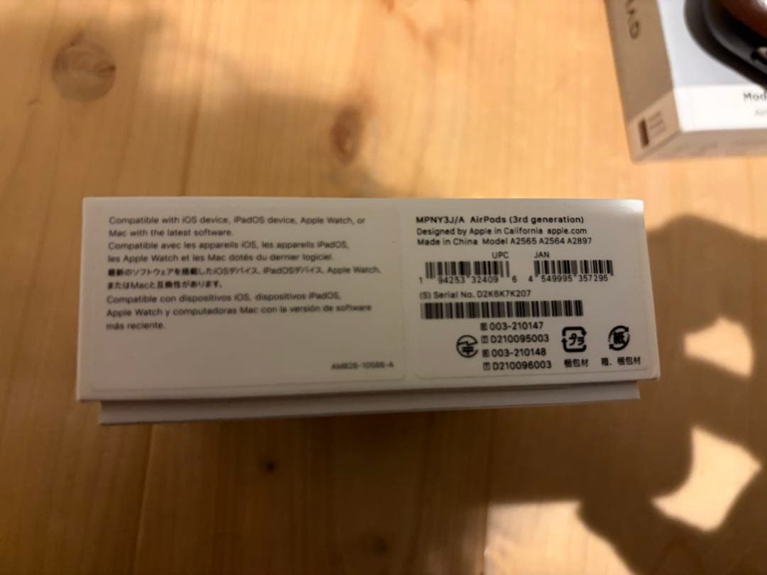 Apple AirPods3＋MOMADレザーケース付き