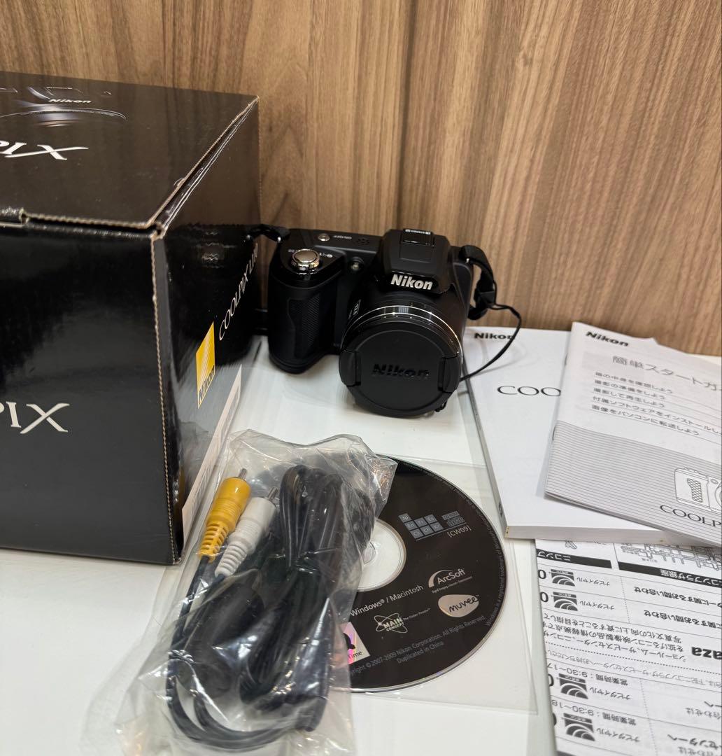 【美品】Nikon COOLPIX L110 ニコン ブラック デジタルカメラ