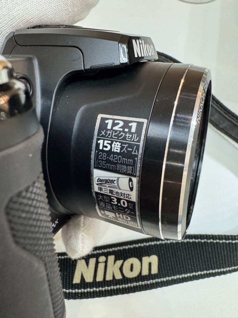 【美品】Nikon COOLPIX L110 ニコン ブラック デジタルカメラ