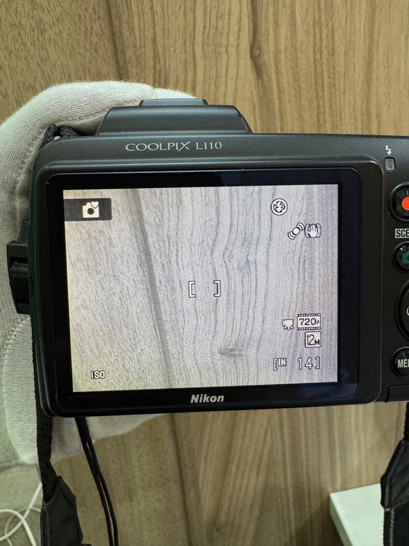 【美品】Nikon COOLPIX L110 ニコン ブラック デジタルカメラ