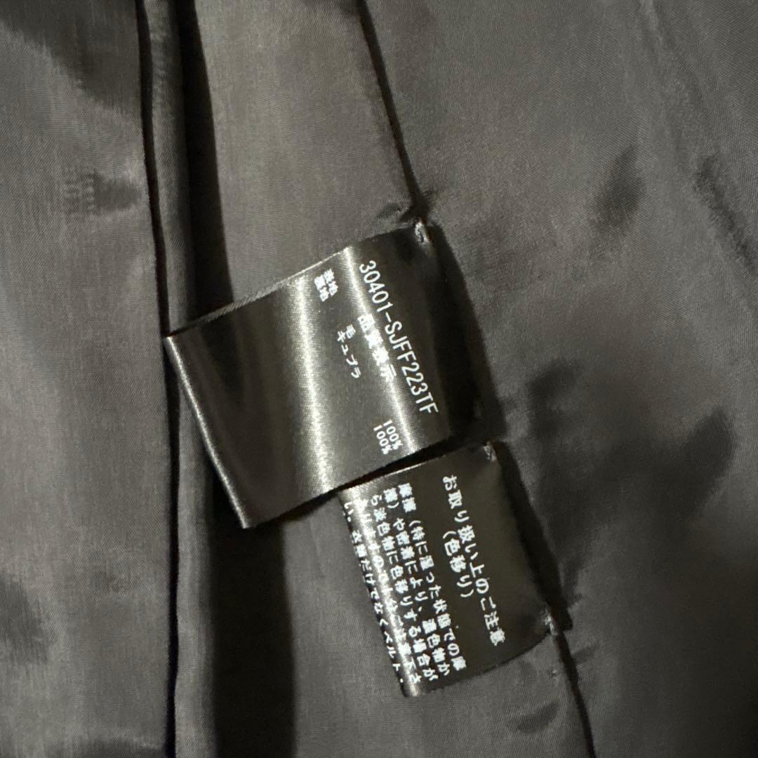 フォクシー テーラードジャケット ロング丈　36 ブラック