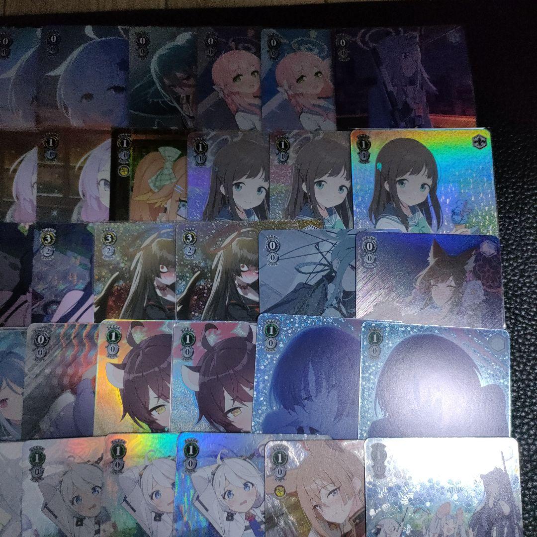 ヴァイスシュヴァルツ　ブルアカ　SR RRRメモロビ　カード110枚まとめ売り