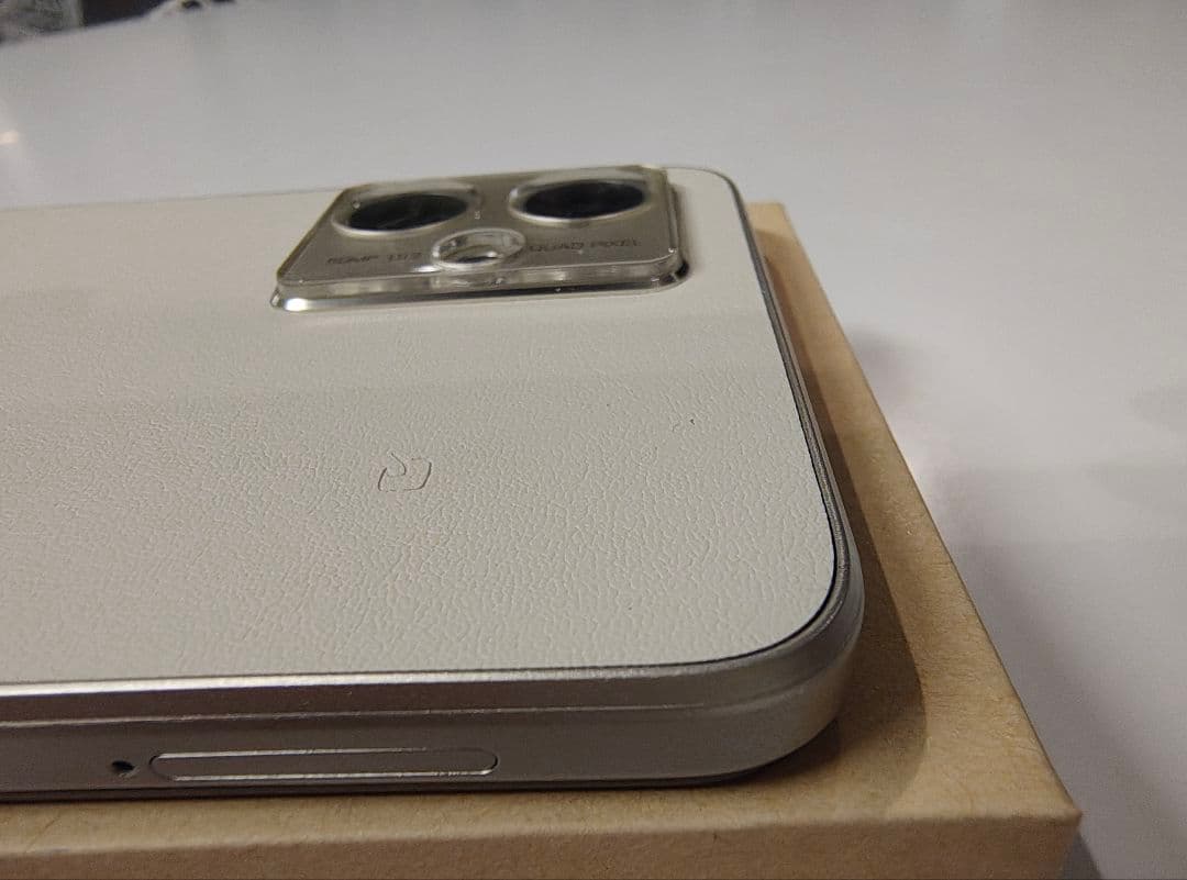 moto g 64y 5G バニラクリーム ガラスフィルム貼付け ケース付き