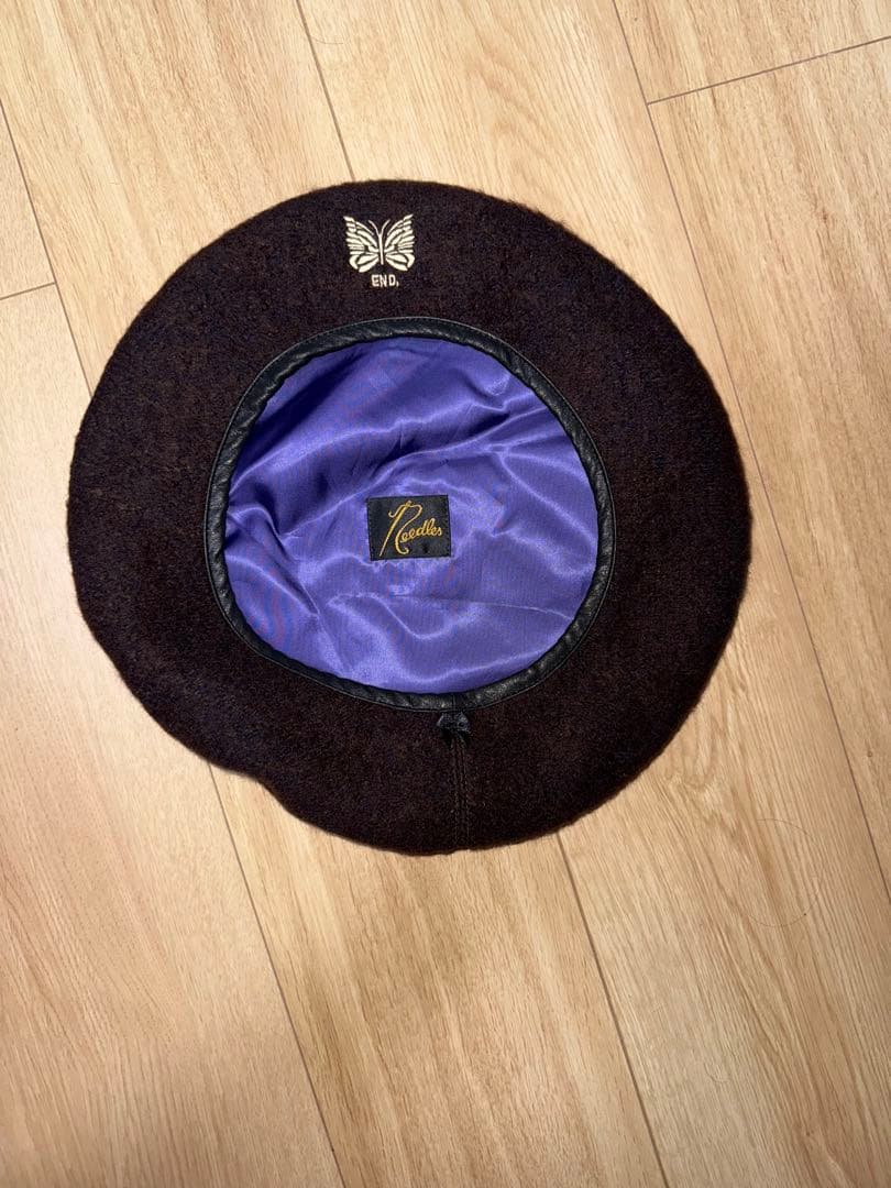 END. x Needles Rattan Beret ブラウン Lサイズ