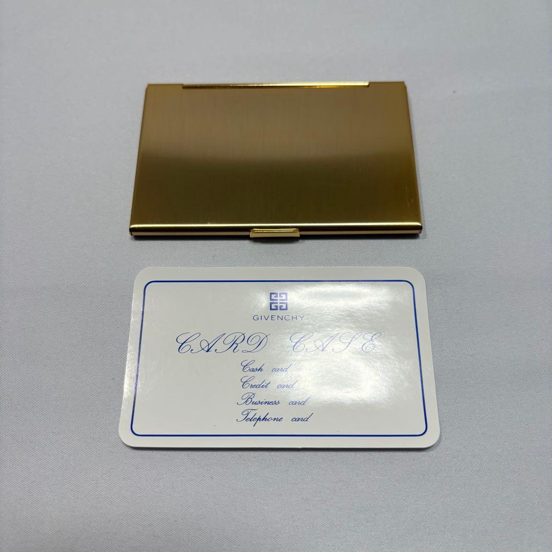 未使用✨Givenchy ジバンシー　ゴールド　ブラック 名刺入れ　カードケース