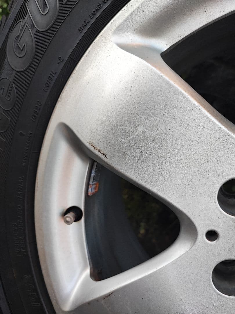 スタッドレスタイヤ　225/55R16　ベンツ純正　ホイールセット