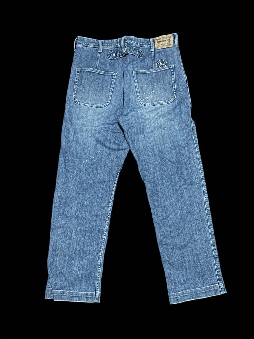 ま*い様 【90s】old stussy ストゥーシー ヴィンテージペイントデニ