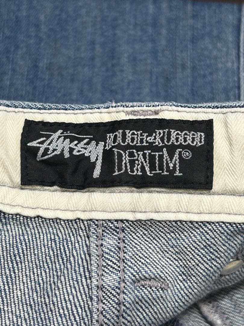 ま*い様 【90s】old stussy ストゥーシー ヴィンテージペイントデニ