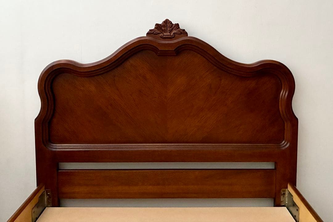 宇宙☆地球さま　日本製 アンティーク調ベッドフレーム シングルサイズ 日本ベッド