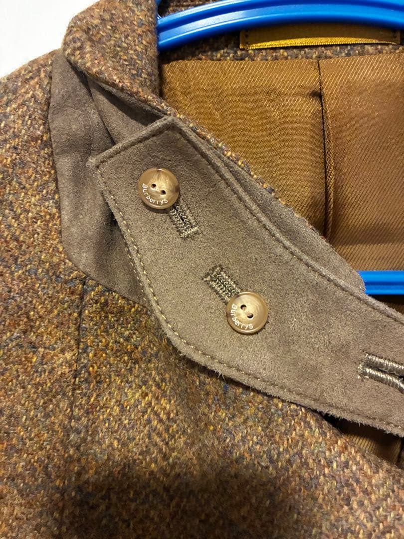【月さま専用】美品✨ バーバリー ウール ツイードジャケット ヘリンボーン