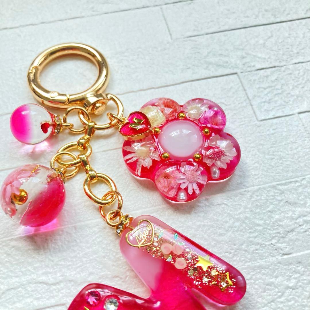 メロちゃんページ　名入れチャーム　レジンキーホルダー 5点