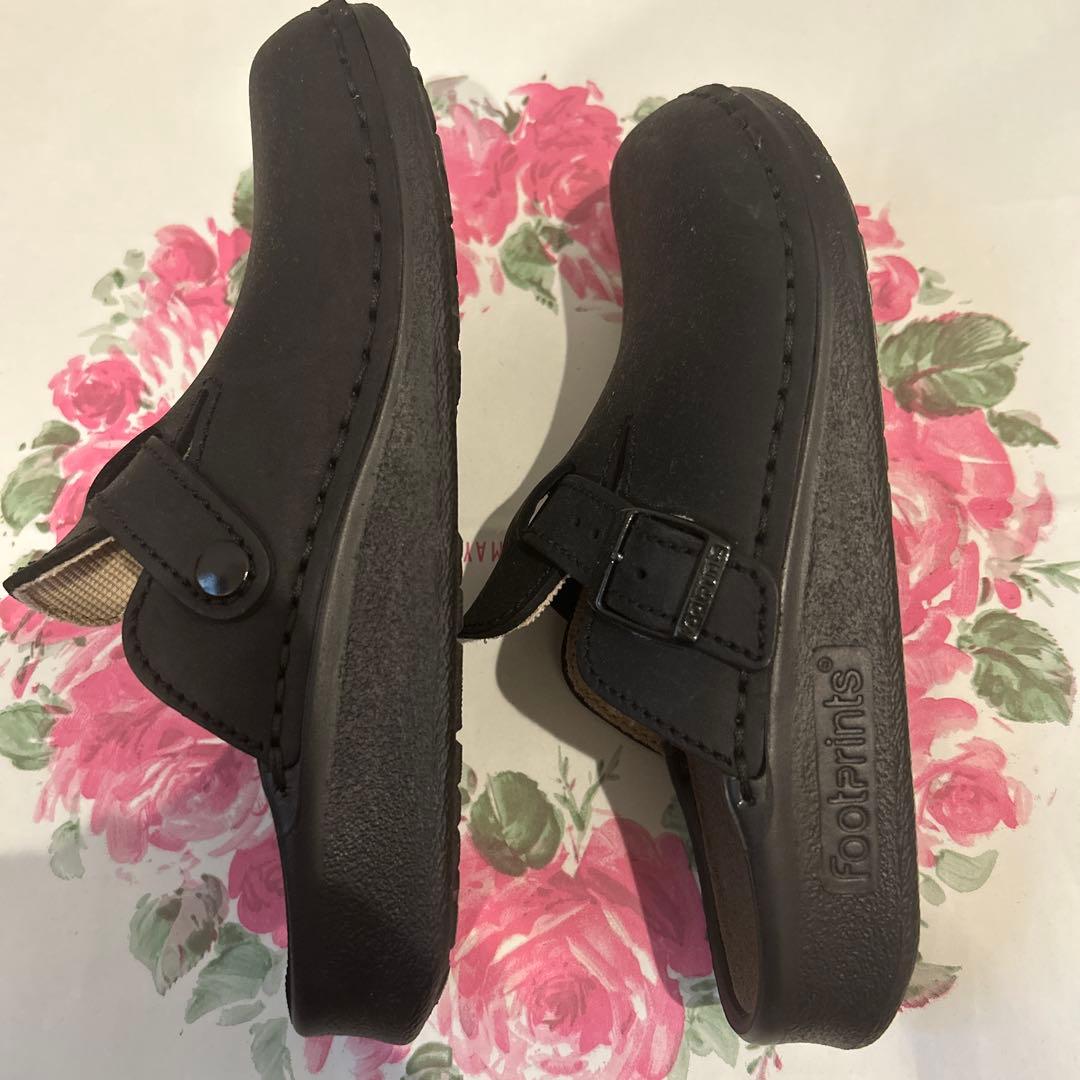 美品ビリケンシュトック　ボストン　24cm サイズ37 ブラック　サボ　スリッパ