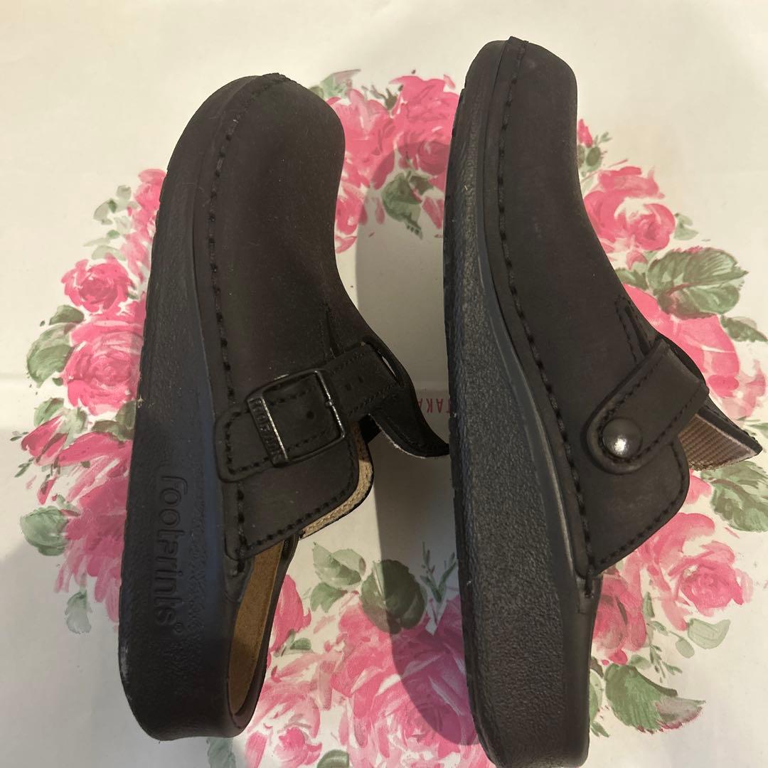 美品ビリケンシュトック　ボストン　24cm サイズ37 ブラック　サボ　スリッパ