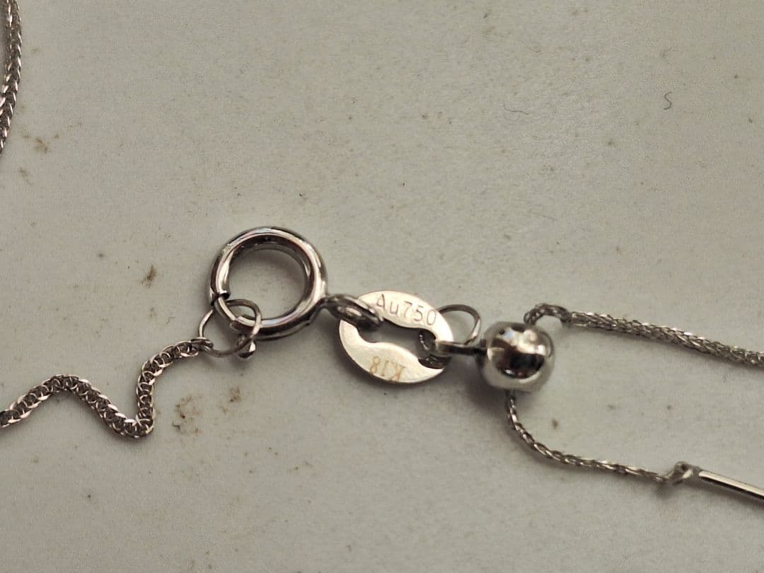 18kwgベネチアチェーンネックレス