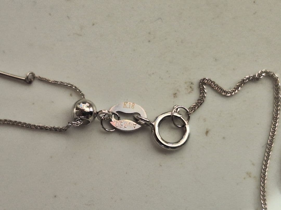 18kwgベネチアチェーンネックレス