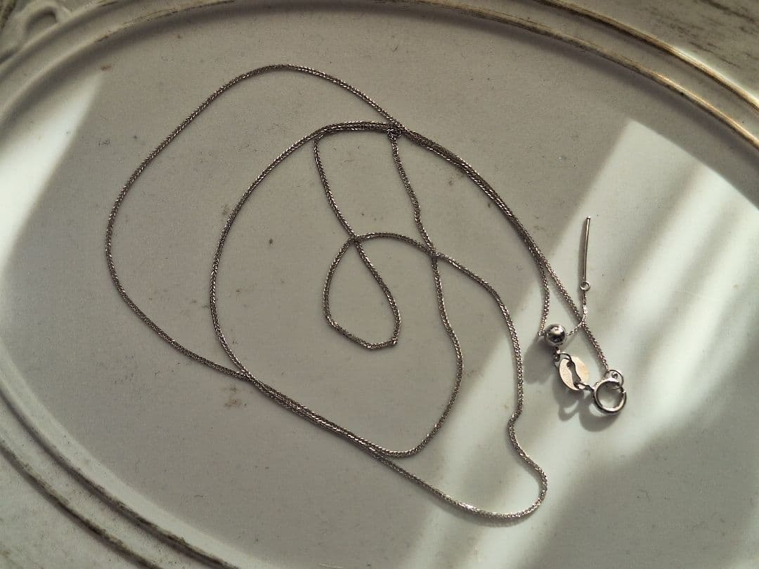 18kwgベネチアチェーンネックレス