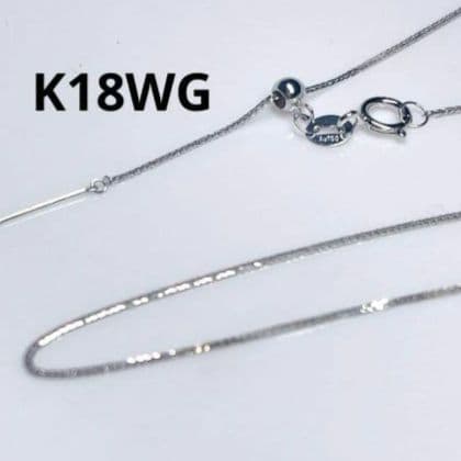 18kwgベネチアチェーンネックレス