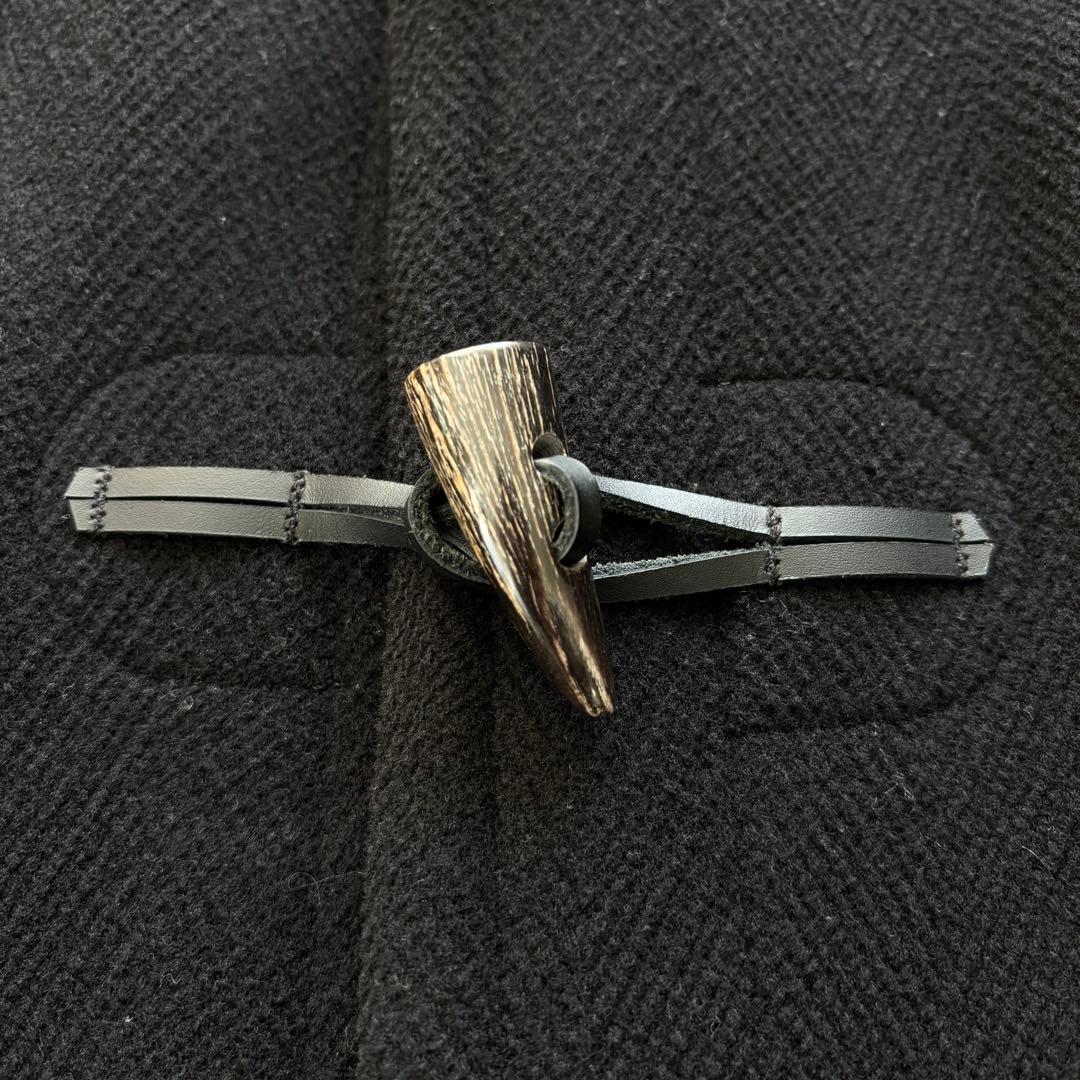 インバーティア ダッフルコート ジョシュアエリス 英国製 ブラック 38