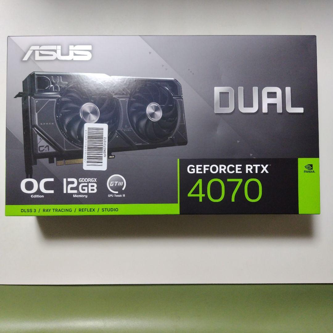 グラフィックボード・グラボ・ビデオカード ASUS GeForce RTX 4070 OC Edition