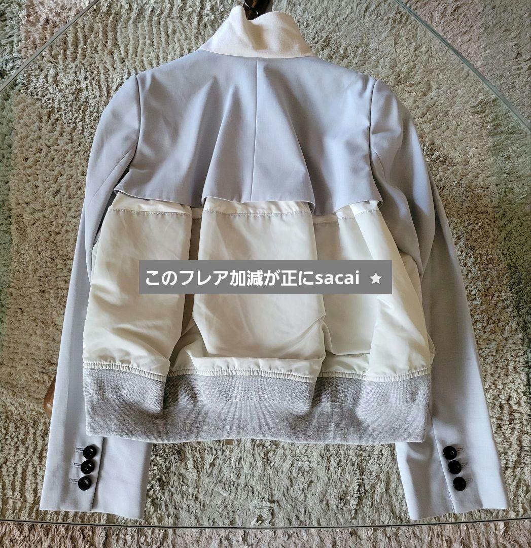 専用です☆sacai 115,500円 Nylon Twill Mix JK 2