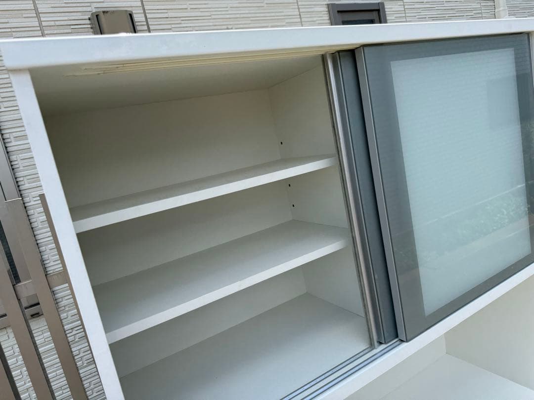 奈良発 120ハイタイプ 松田家具 / 大川 キッチン レンジボード 食器棚