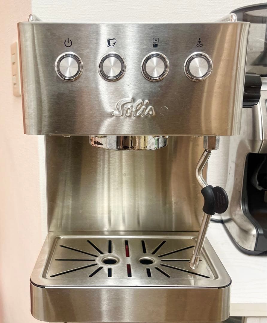 【本格カフェ級】ソリス エスプレッソマシン SK1014 動作良好◎おうちカフェ