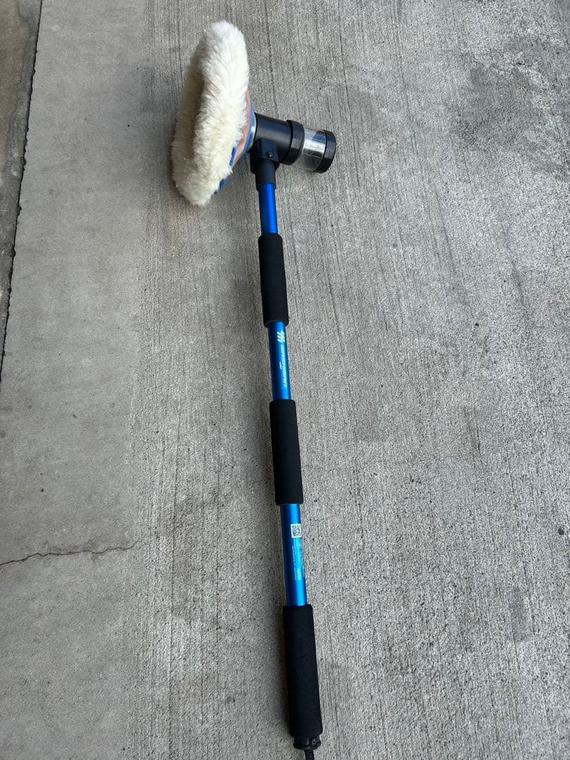 ウォッシュマン　ザモップ　天然羊毛で優しく楽に洗車　未使用の予備モップ付き