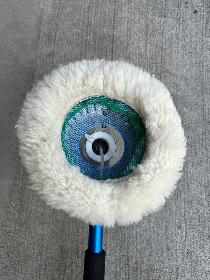 ウォッシュマン　ザモップ　天然羊毛で優しく楽に洗車　未使用の予備モップ付き