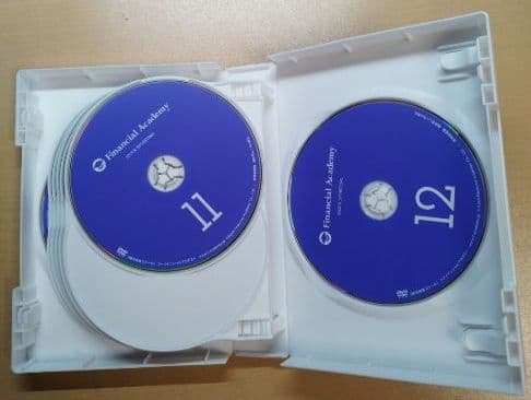 ファイナンシャルアカデミー　株式投資スクール　DVD12枚　テキスト15冊等