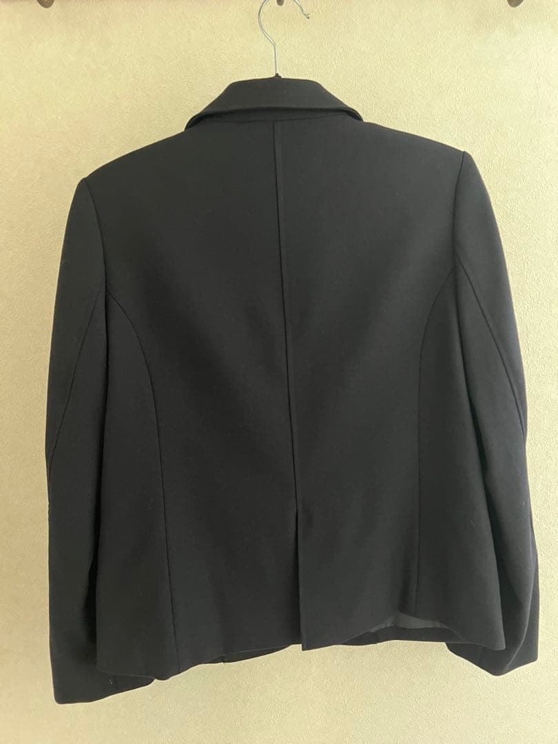 pom ponette ブレザーとチェックスカート