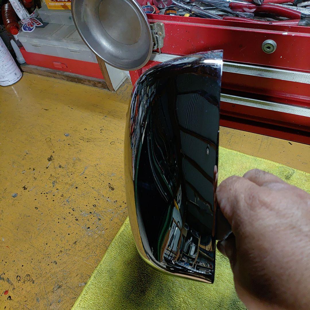 ハーレーダビットソンスポーツスターメッキオイルタンクカバー