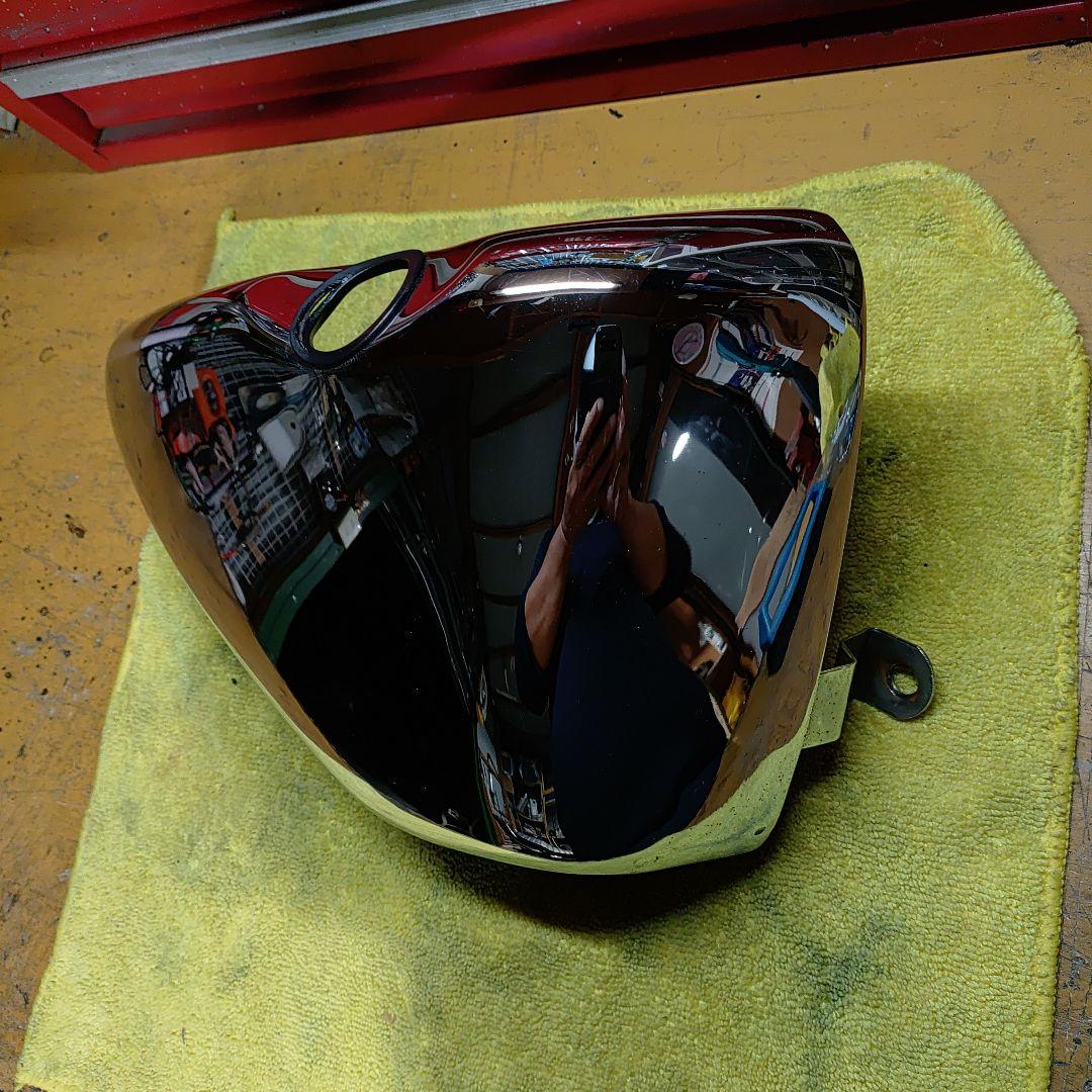 ハーレーダビットソンスポーツスターメッキオイルタンクカバー