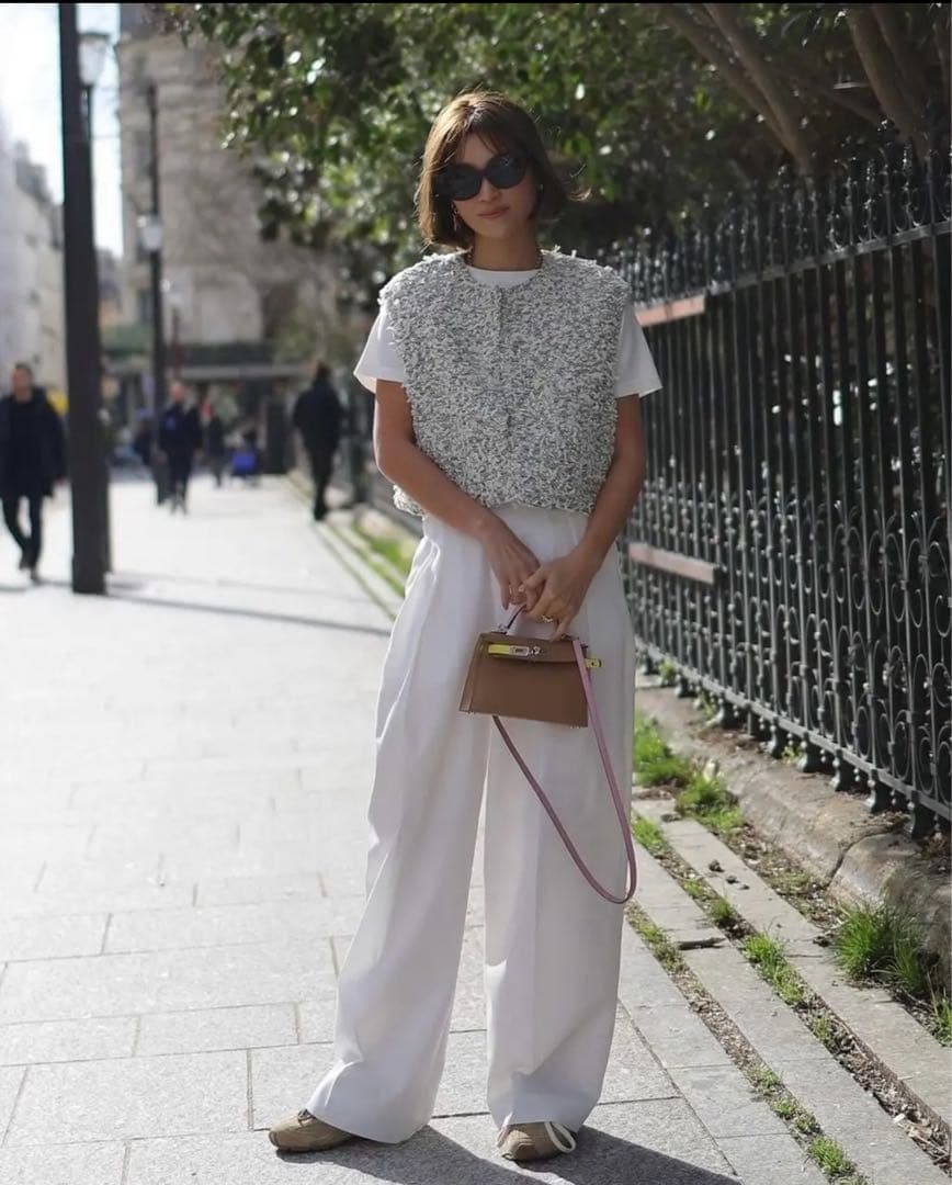 〈未使用〉gypsohilaジプソフィアスタイリッシュチノパンツホワイト36