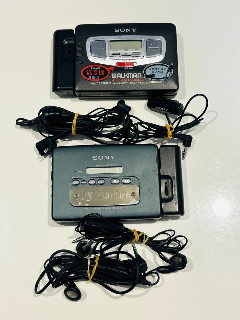 Sony Walkman 2台 WM-GX655&WM-FX811