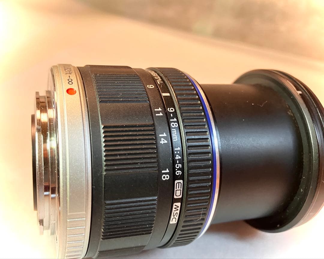 M.ZUIKO DIGTAL 9-18mm F4-5.6(14mm以上使用不可)