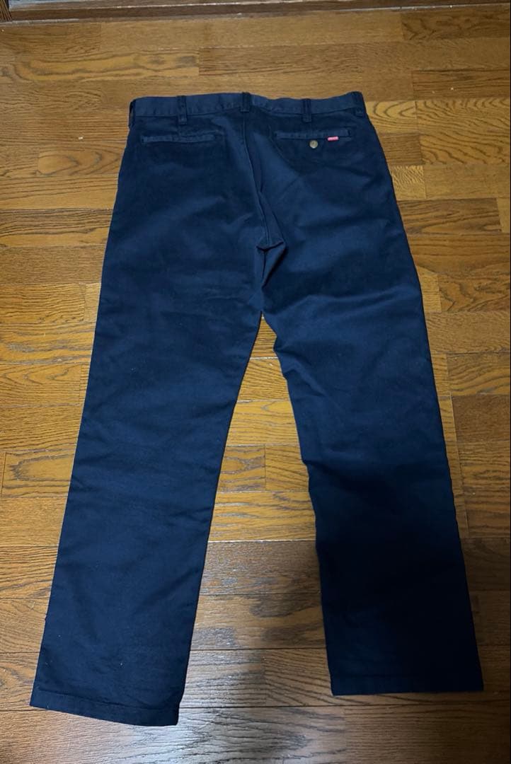 Supreme ネイビー チノパン