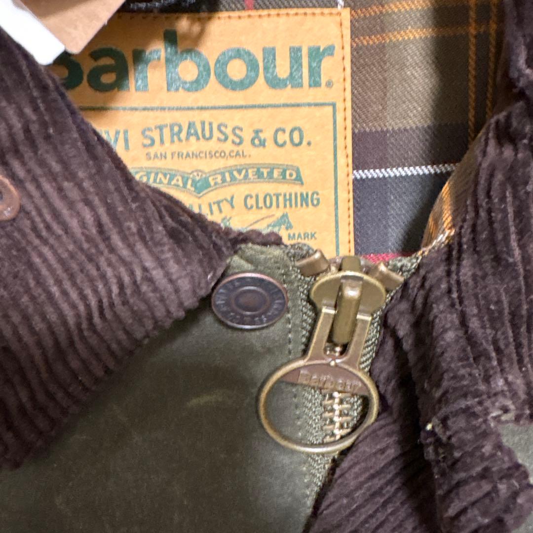 新品　Lサイズ　リーバイス バブアー Type II Waxed Trucker