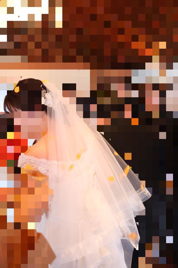 ウェディング　ベール　結婚式