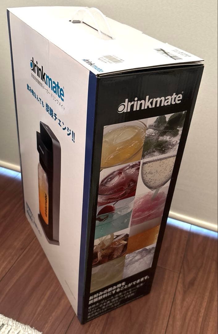 新品未開封⭐️家庭用炭酸飲料メーカー ドリンクメイト601 ブラックDRM1013