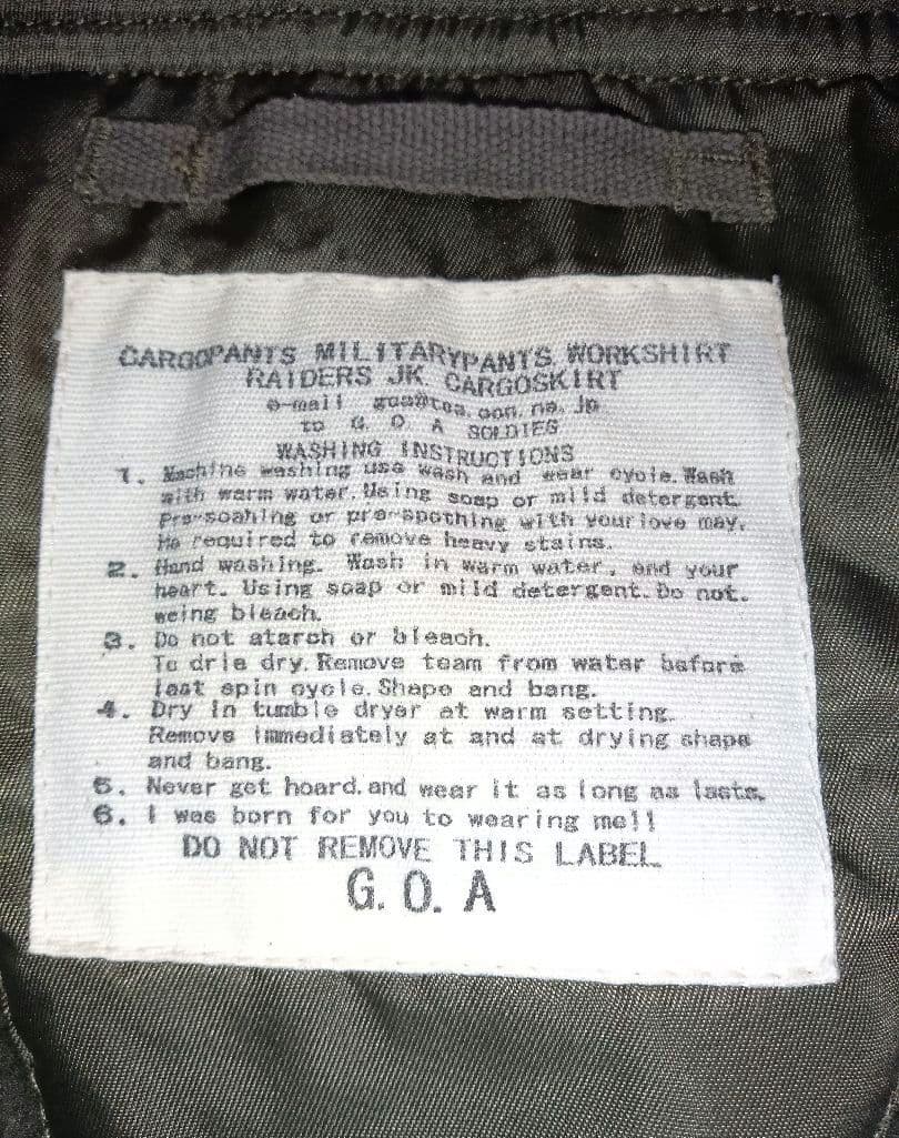 珍しいヴィンテージG.O.Aライダーズジャケットフードファー付きJK カーキ