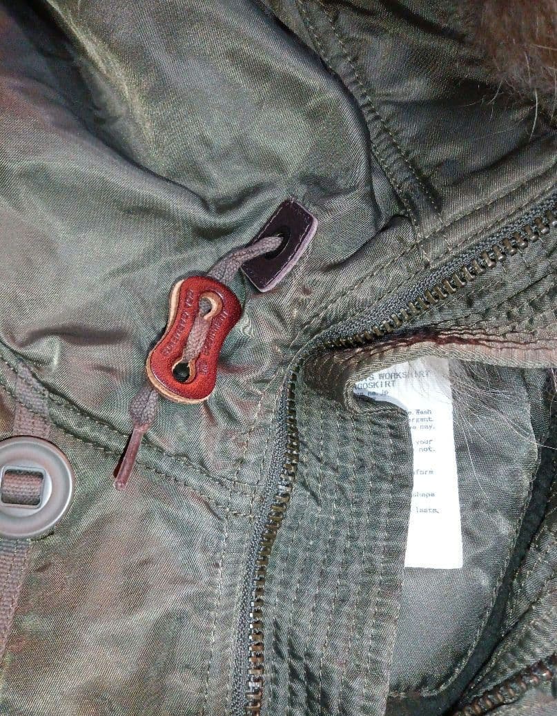 珍しいヴィンテージG.O.Aライダーズジャケットフードファー付きJK カーキ