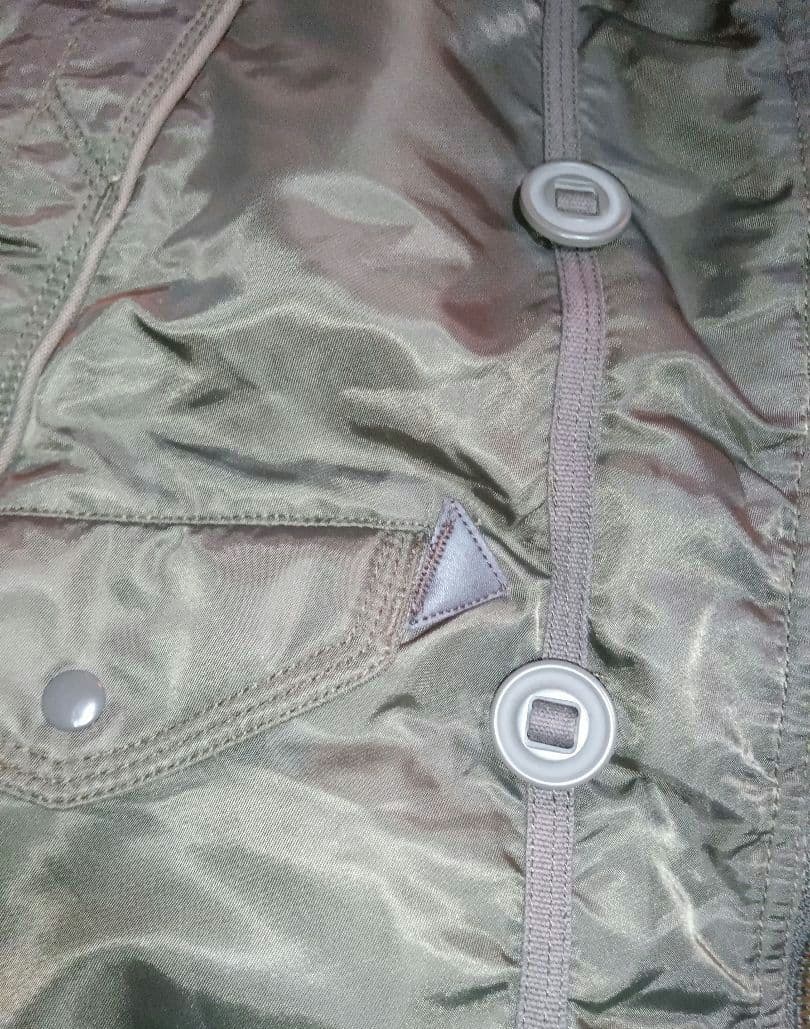 珍しいヴィンテージG.O.Aライダーズジャケットフードファー付きJK カーキ