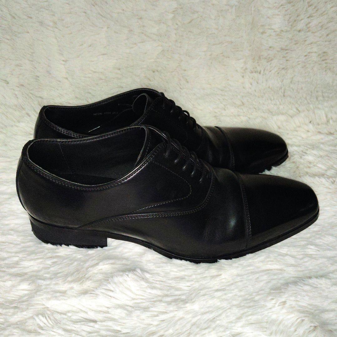 【美品】REGAL　ストレートチップ　冠婚葬祭　黒　V234　25.5